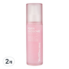 WellDerma PDRN Exosome Hydrating Gel Mist, 2 units, 100ml / 웰더마 PDRN 엑소좀 하이드레이팅 겔 미스트, 2개, 100ml