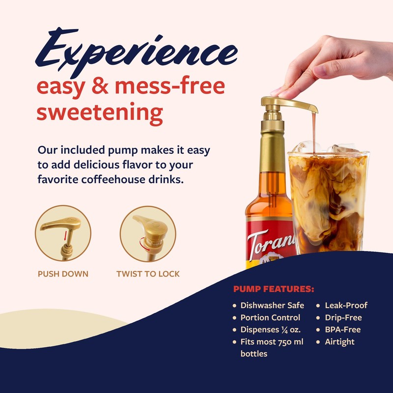 Torani Sweet Heat Syrup for Coffee, Lemonade, Sodas, and Cocktails,