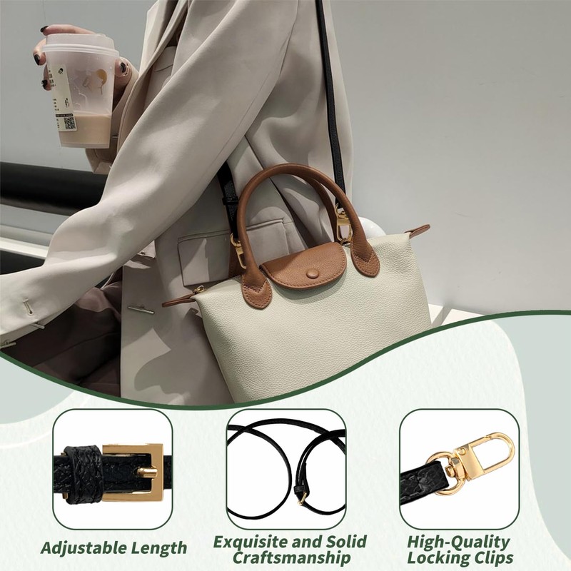 Shoulder Strap for Longchamp, Shoulder Strap for Longchamp Bags, Leather