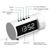 NEWGATE® Digital Retro Alarm Clock - LED Alarm Clock -