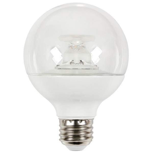 Westinghouse Lighting 0514900 7W, Replaces 60W Globe G25 Dimmable Soft White LED Energy Star Light Bulb with Medium Base
