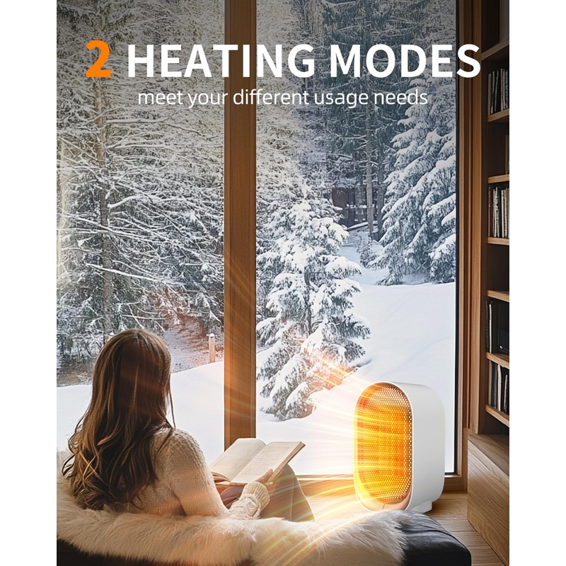 Space Heater, Portable Heater for Indoor Use, Small Electric Heaters