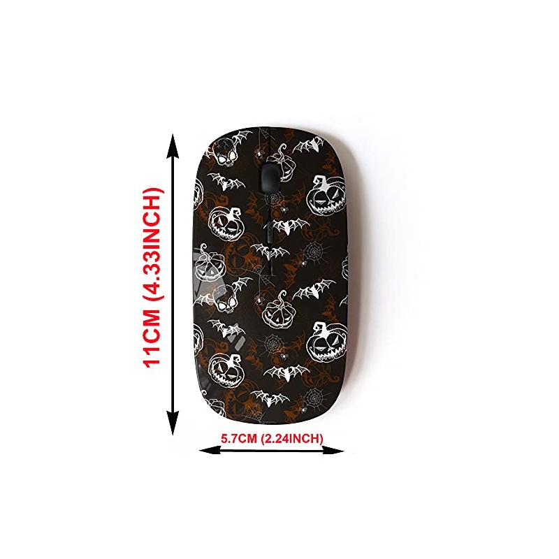 2.4G Wireless Mouse with Cute Pattern Design for All Laptops