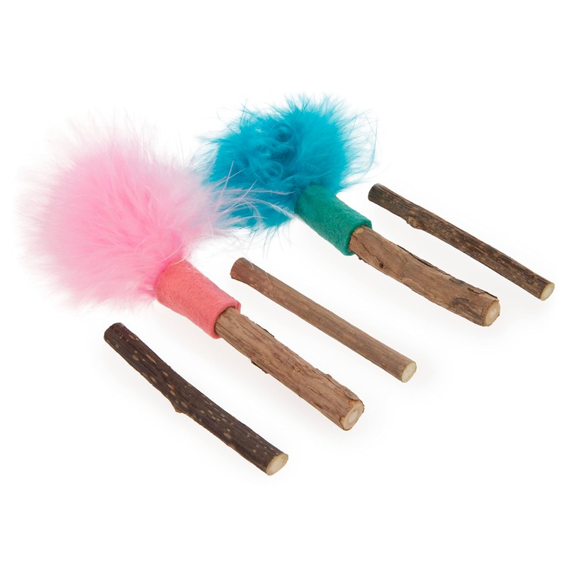 SmartyKat (5 Count Silly Silver Stix Natural Silvervine Cat Toys