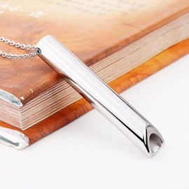 SZSMART Anxiety Relief Necklace Mindful Anapana Breathing Stress Portable Deep Exercises Relaxation Gifts for Men Women Meditation Relief, Black+Silver+Gold.