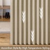 MIULEE Accordion Style Magnetic Folding Door Curtains for Doorways/Closet, Room