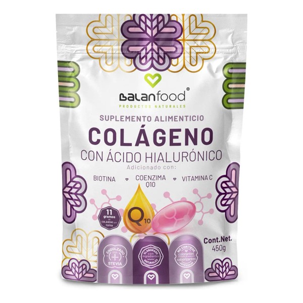 Balanfood colágeno hidrolizado con ácido hialurónico biotina vitamina c y