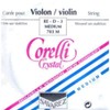 Corelli Strings For Violin Crystal A Nylon/Aluminium wound; Medium