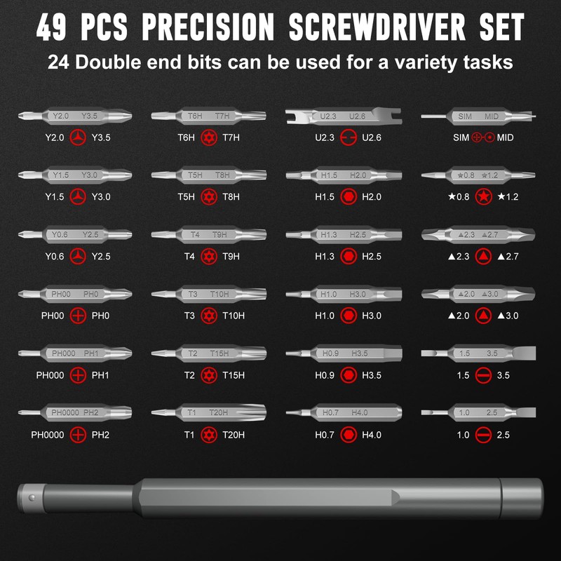 SHARDEN Precision Screwdriver Set, 60 in 1 Screw Driver Set