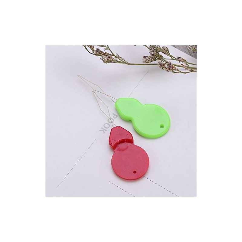 rosenice 20pcs Needle Threader Sewing Needles Threader for Needle Eye