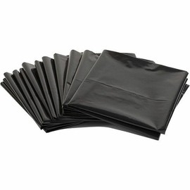 50 Pcs X 72-77L Black Garbage Bin Liners Economy Bags One Size
