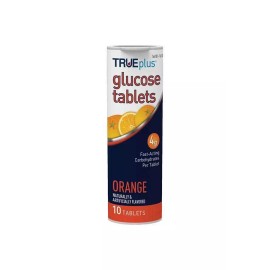 Trividia TRUEplus Glucose Tablets Orange 10ct [ 6 Pack ]