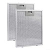 Stainless Steel Vent Filter Silver 300 x 246 x 9mm