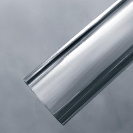 IlMondoMall Wrapping Sheet, Plain, Cutting Sheet, With Air Grooves (Plated Silver, A4)