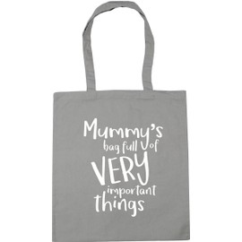 Hippowarehouse Mummy's Bag Full of Very Important Things Tote Shopping Gym Beach Bag 42cm x38cm, 10 litres