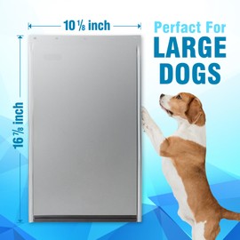 AMZOO Large Replacement Dog Door Flap Compatible with PetSafe Measures 16 7/8” x 10 1/8” PAC11-11039