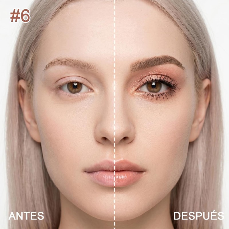Erinde Sombra de Ojos Líquida Mate, Tono Matte Nude Neutro,
