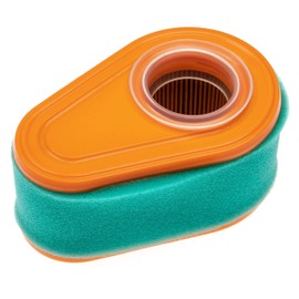 vhbw Filter Set (1 x Paper Filter, 1 x Foam Filter) Replacement for Briggs & Stratton 790388, 792038, 793676 for Lawn Tractor, Ride On Mower