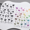 IDDFEVE Summer Palm Tree Nail Art Stickers - Colorful Coconut