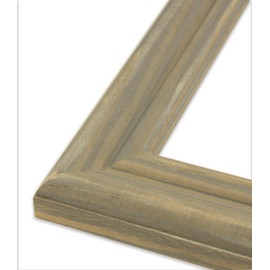 The Rusty Roof-Distressed Lucy Coastal Grey Stain-Solid Wood Picture Frame-16x20