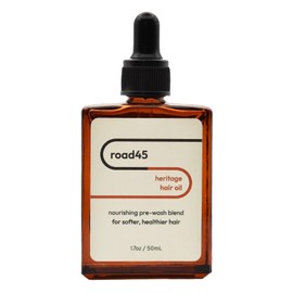 road45 Heritage Hair Oil | Nourishing prewash blend | For dry, damaged, or frizzy hair | 100% Organic ayurvedic formula | Rosemary infused