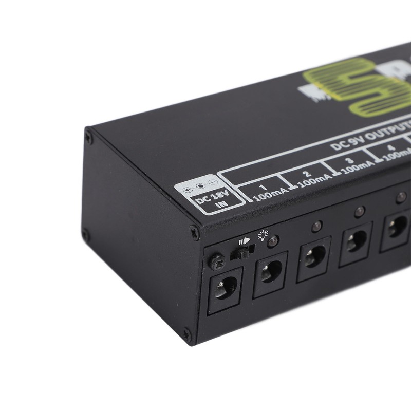 Guitar Effect Pedal Power Supply 10 Independent DC 9V 12V