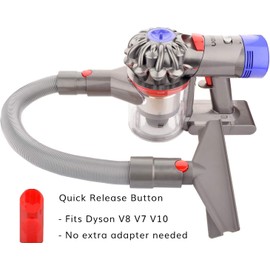 Mattress Tool Kit for Dyson V10 V8 V7 Cordless Absolute,Mattress Tool and Extension Hose with Quick Release Button for Dyson V7 Animal Trigger Motorhead V10 Animal Motorhead