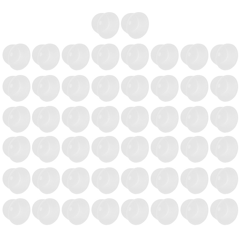 50pcs Silicone Earplugs Noise Cancelling Reusable Hearing Protection Waterproof Ear