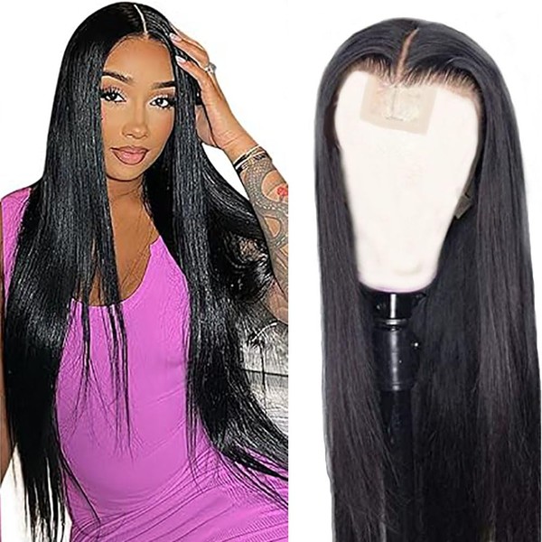Weeybay Real Hair Wig for Women Wigs Straight Human Hair