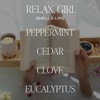 Sweet Water Decor Relax Girl Soy Wax Candle – Peppermint,