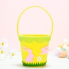 Prudance Easter Felt Baskets Easter Egg Bunny Hunting Basket with