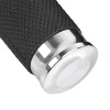 Unbranded Black + Chrome 1" Electronic Handle Grips For Harley