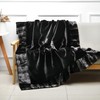 inchgrass Luxury Faux Fur Throw Blanket Mink Fur Warm Blanket