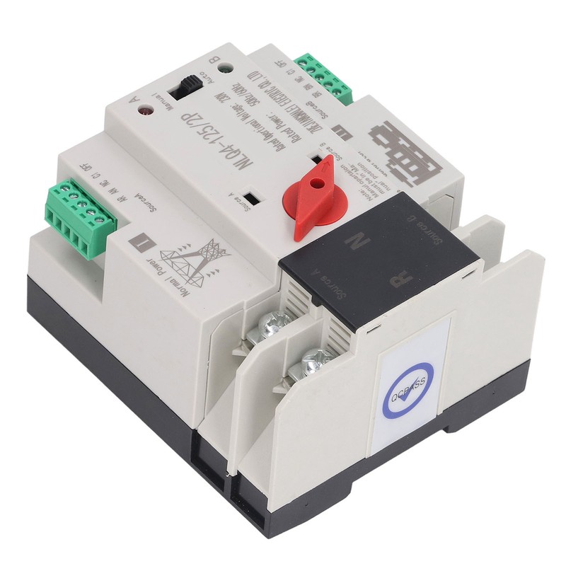 2P Dual Power Automatic Transfer Switch Generator Uninterruptible Changeover Switch