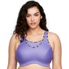 Glamorise, Sujetador Deportivo, Mujer, 50I, Púrpura/Ombre Force.
