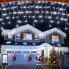 504 LED Christmas Lights with 112 Drops, 50ft 12 Modes