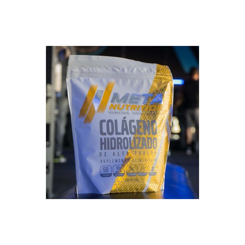Meta Nutrition Colágeno Hidrolizado Grass Feed Base Péptidos Bioactivos Alta