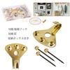 5WYOUKE Wall Hanging Hooks with Nails, 10 Pieces, Load Capacity