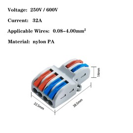 20 Pcs Wire Connector/Pole Connector/Wiring Connector (2Pin-4Pin)
