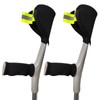 Addestrale Crutch Pads con Strisce Riflettenti - Coperture Crutch Gomito