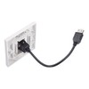 USB 2.0 Modular Faceplate/Wall Outlet (1 x USB 2.0 Port)