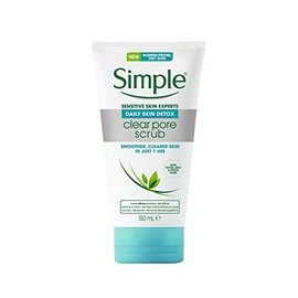 Simple Daily Skin Detox Clear Pore Scrub, 150ml