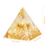 Rapidbok Crystal Stone Pyramid, Pyramid Stone, Crystal Pyramid Positive Energy,