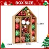 70 Pcs Christmas Ball Ornaments Set，Shatterproof Gold Ornaments for Xmas