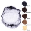 YANTAISIYU 50pcs Hairnet Hair Net para Bun Invisible Elastic Edge