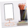 2 Piezas Soporte para Celular de Mesa Metal Resistente Compacto