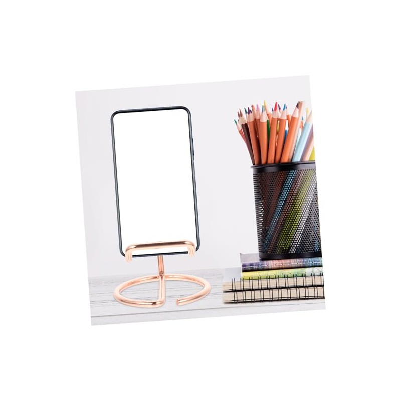 2 Piezas Soporte para Celular de Mesa Metal Resistente Compacto
