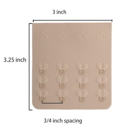 YARBAR Bra Extenders 4 Hooks Bra Extension Straps Soft Comfortable