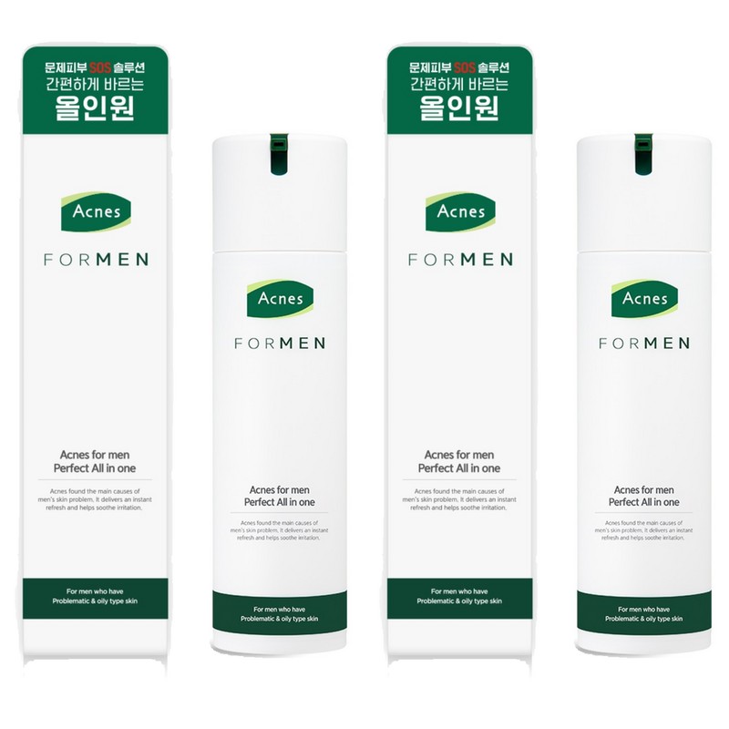 Partner_Reference Acnes for Men Perfect All-in-One 200ml 2pcs / 아크네스