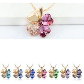 Josepha Lorraine Women's Quatrefoil Clover Necklace, Gold